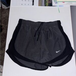 Nike Black Athletic Shorts with Elastic Waistband